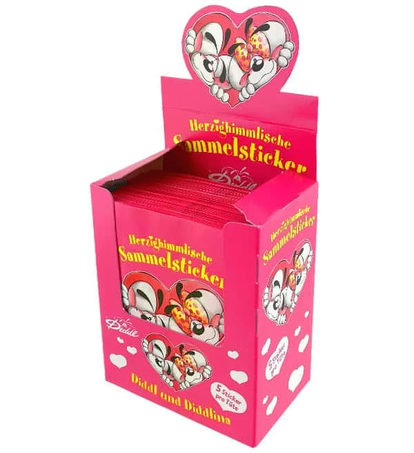 Blue Ocean Diddl Und Diddlina Sticker - Display Mit 50 Tüten