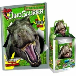 Blue Ocean Dinosaurier Sticker 2022 - Album + Display Mit 36 Tüten