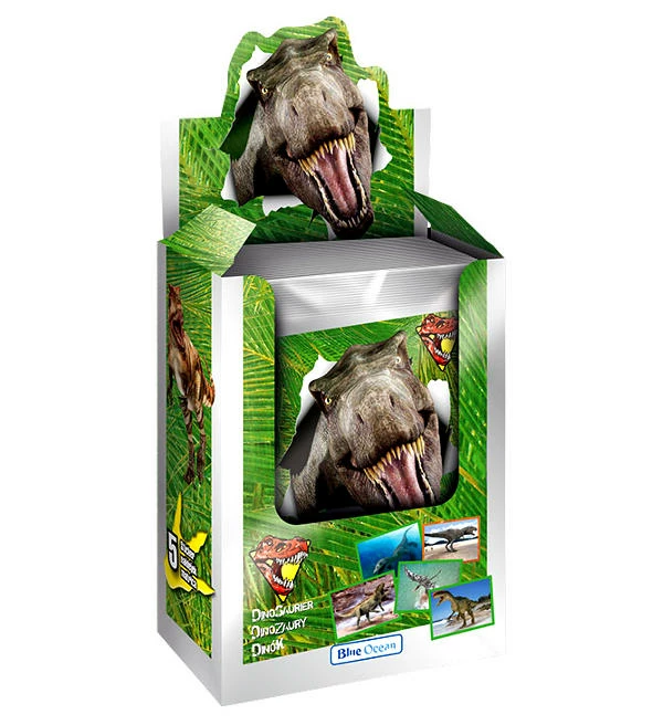 Blue Ocean Dinosaurier Sticker 2022 - Display Mit 36 Tüten