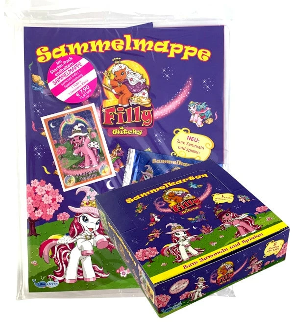 Blue Ocean Filly Witchy Sammelkarten - Starter Pack + Display Mit 24 Tüten