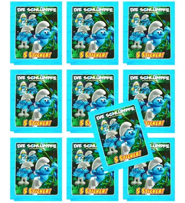 Blue Ocean Die Schlümpfe Das Verlorene Dorf Sticker - 10 Tüten
