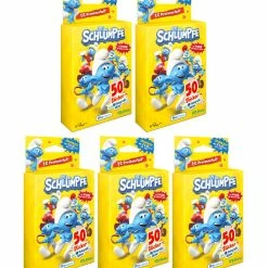 Blue Ocean Schlümpfe Sticker 2022 - 5 Eco-Blister Mit 250 Stickern