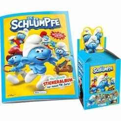Blue Ocean Schlümpfe Sticker 2022 - Album + Display Mit 36 Tüten