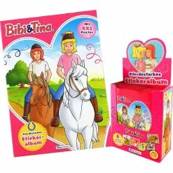 Blue Ocean Bibi & Tina Pferdestarkes Sticker-Album - Album + Display Mit 36 Tüten