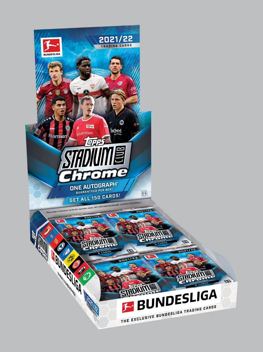 Collectors City TOPPS BUNDESLIGA STADIUM CLUB CHROME 2021/22 BOX – Bild 2