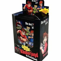 Blue Ocean Die Drei ??? Kids - Räuberjagd Im Freizeitpark Sticker + Cards - Display