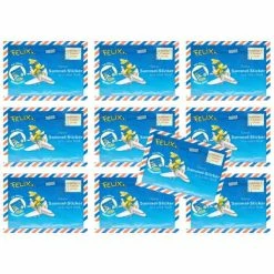 Blue Ocean Felix Sticker-Atlas: Sticker Aus Aller Welt - 10 Tüten