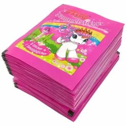 Blue Ocean Filly Unicorn Sticker - 50 Tüten