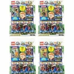 Blue Ocean Lego Jurassic World Serie 2 Trading Cards - Alle 4 Multipack