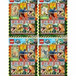 Blue Ocean Lego Jurassic World Trading Cards - Alle 4 Multi-Pack