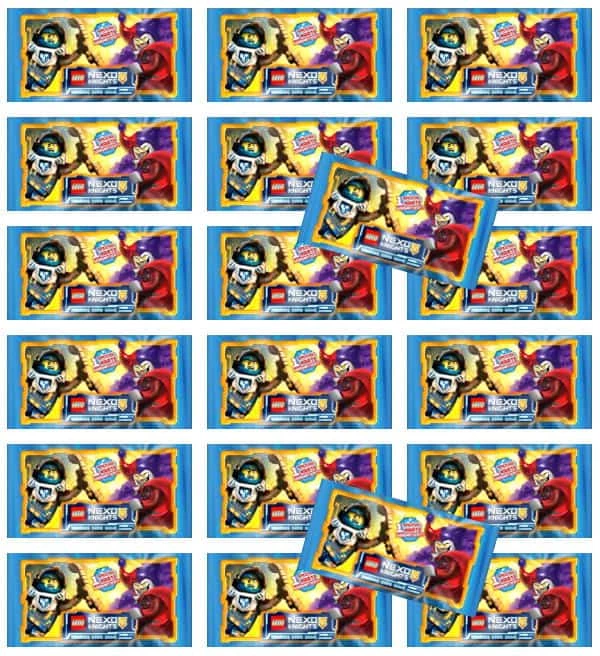 Blue Ocean LEGO Nexo Knights Trading Cards Serie 1 - 20 Tüten