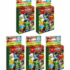 Blue Ocean LEGO Ninjago Legacy Serie 2 Sticker - 5 Blister Mit 250 Stickern