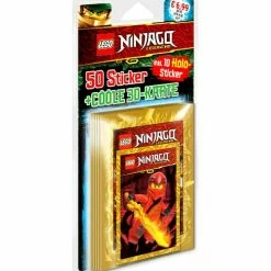 Blue Ocean LEGO Ninjago Legacy Sticker Blister - 50 Sticker + 3D Karte