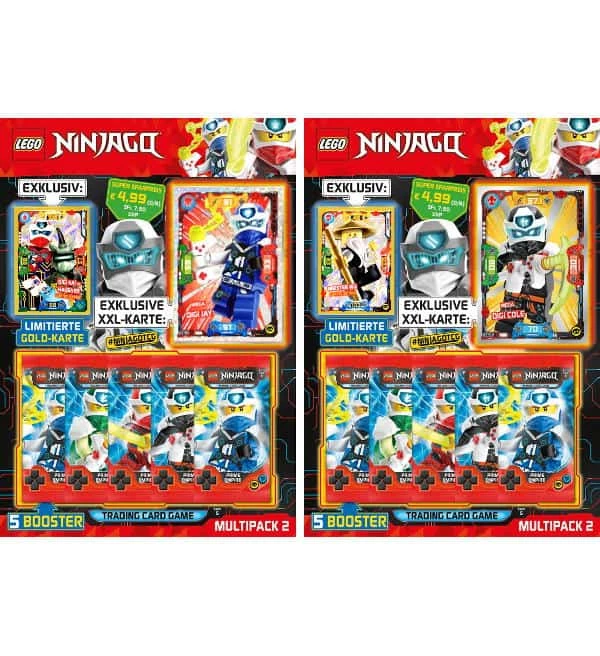 Blue Ocean Lego Ninjago Serie 5 Trading Cards - Beide Multipack 2