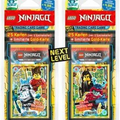 Blue Ocean Lego Ninjago Serie 5 NEXT LEVEL Trading Cards - Beide Blister