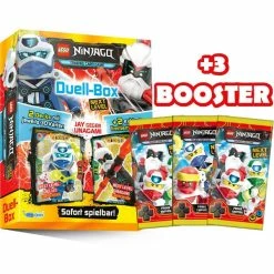 Blue Ocean Lego Ninjago Serie 5 NEXT LEVEL Trading Cards - Duell-Deck + 3 Booster