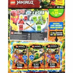 Blue Ocean Lego Ninjago Serie 6 NEXT LEVEL Trading Cards - Super-Pack Kai Vs. Lasha
