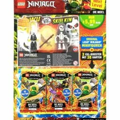 Blue Ocean Lego Ninjago Serie 6 NEXT LEVEL Trading Cards - Super-Pack Wu Vs. Skulkin