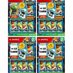 Blue Ocean Lego Ninjago Serie 7 NEXT LEVEL Trading Cards - Alle 4 Multipack