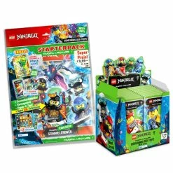 Blue Ocean Lego Ninjago Serie 7 NEXT LEVEL Trading Cards - Starterpack + Display