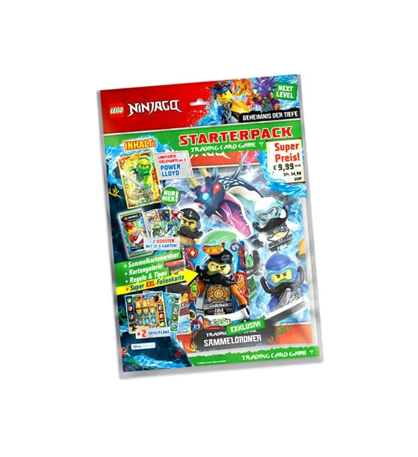 Blue Ocean Lego Ninjago Serie 7 NEXT LEVEL Trading Cards - Starterpack