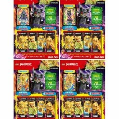 Blue Ocean Lego Ninjago Serie 8 Trading Cards - Alle 4 Multi-Pack