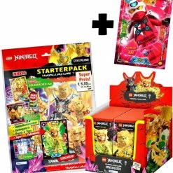 Blue Ocean Lego Ninjago Serie 8 Trading Cards - Starterpack + Display Mit 50 Tüten