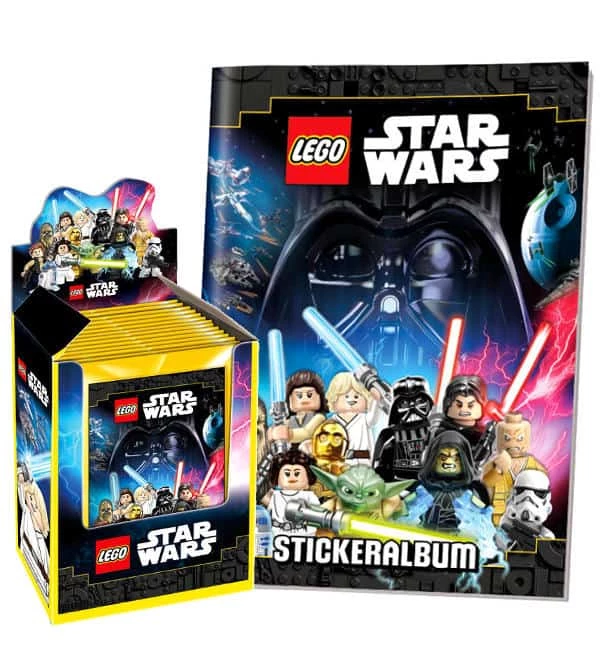 Blue Ocean LEGO Star Wars Sticker - Sammelalbum + Display