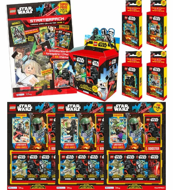 Blue Ocean Lego Star Wars Serie 3 Trading Cards - Mega-Bundle