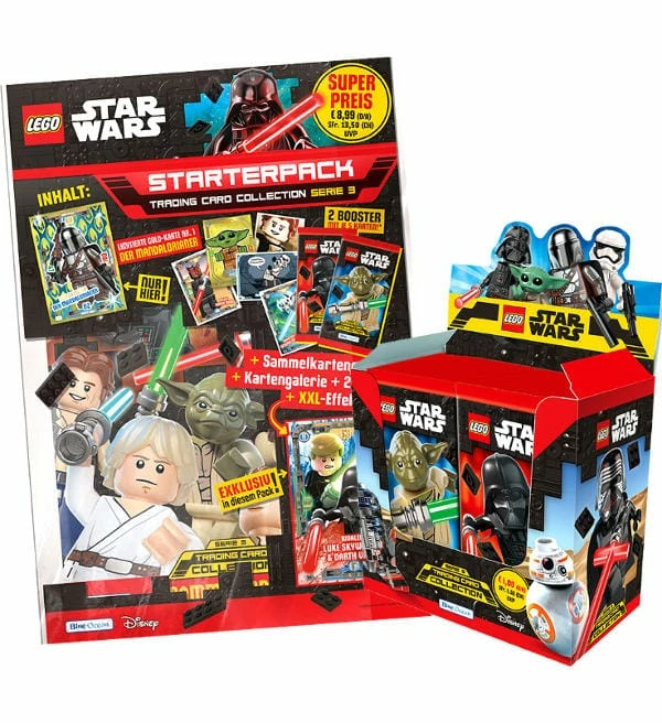 Blue Ocean Lego Star Wars Serie 3 Trading Cards - Starterpack + Display Mit 50 Tüten