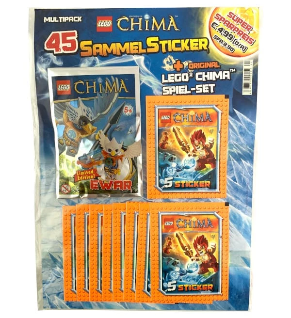 Blue Ocean LEGO Legends Of Chima Sticker - Multipack Ewar