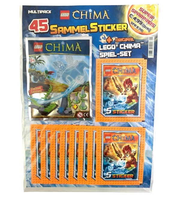 Blue Ocean LEGO Legends Of Chima Sticker - Multipack Flaschengeist