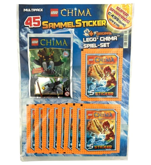 Blue Ocean LEGO Legends Of Chima Sticker - Multipack