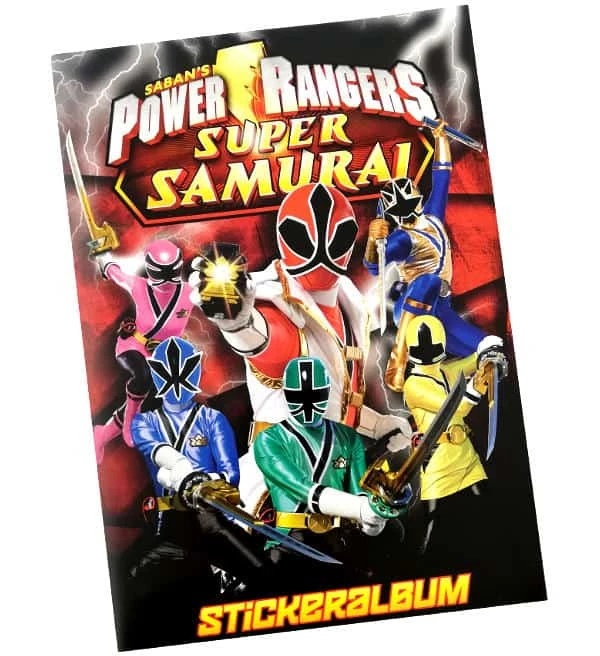 Blue Ocean Power Rangers Super Samurai Sticker - Sammelalbum