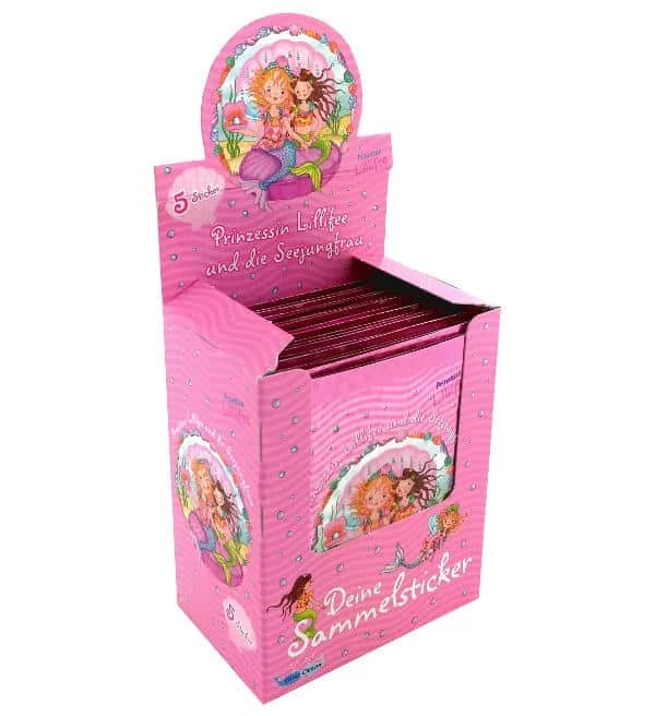 Blue Ocean Prinzessin Lillifee Und Die Seejungfrau Sticker - Display Mit 50 Tüten