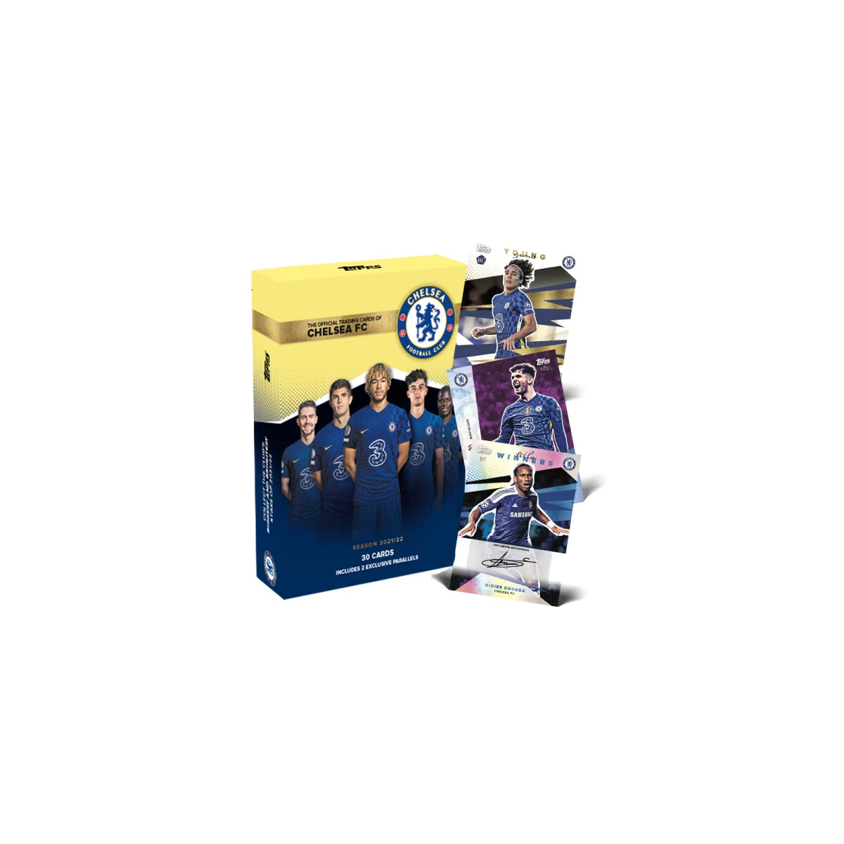 Topps Chelsea Team Set 2021/22 (Set Mit 30 Karten)